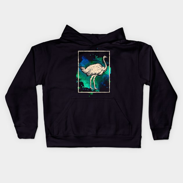 Ostrich Kids Hoodie by Mila46